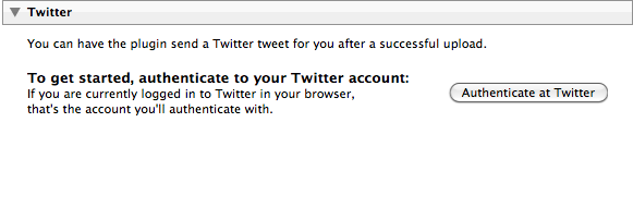 Twitter posting