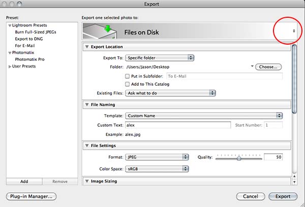 Files on Disk