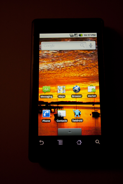 The Motorola Droid Motorola Droid
