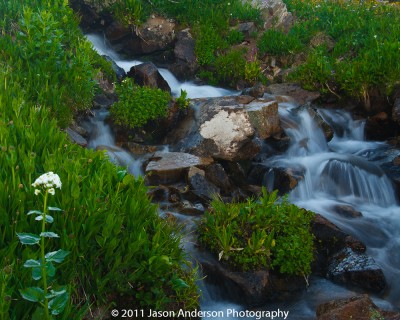 Blurring water