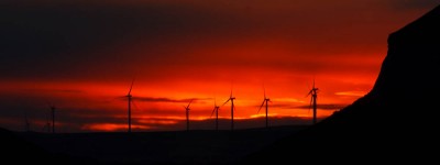 Windmills at Sunset in Pawnee Butte Windmills at Sunset in Pawnee Butte