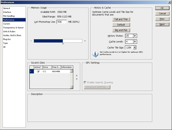 PS Preferences